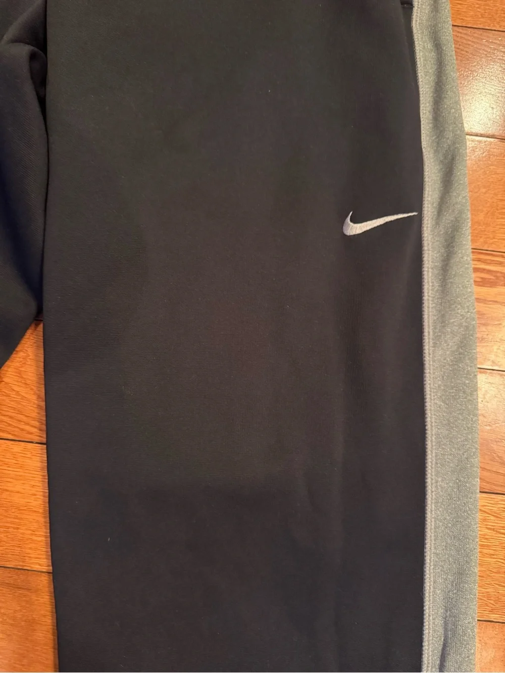 Nike Therma-Fit Black Gray Athletic Pants Men’s L | Warm Training Joggers EUC